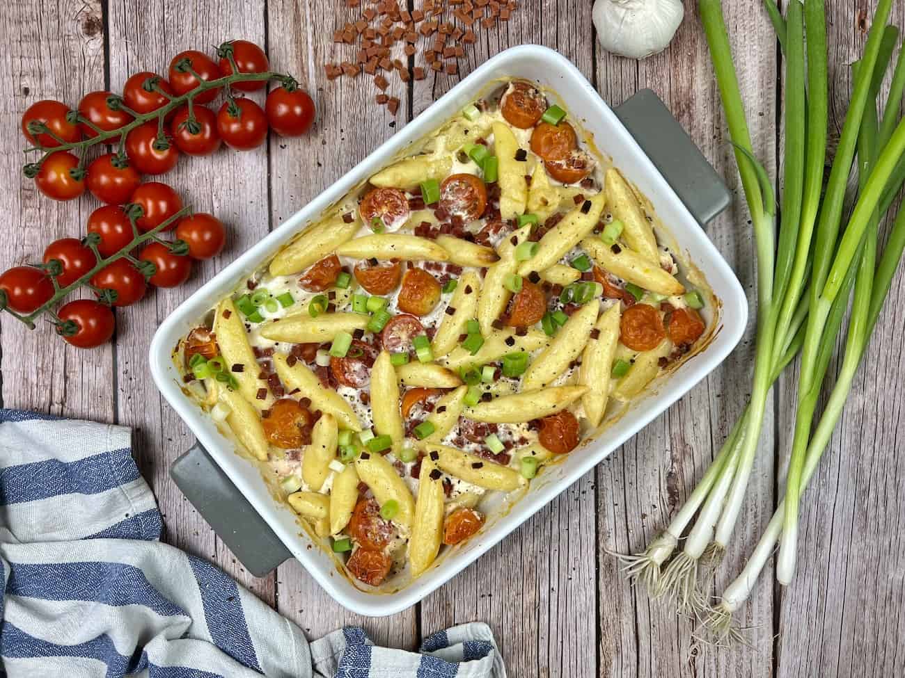 Schneller Schupfnudelauflauf