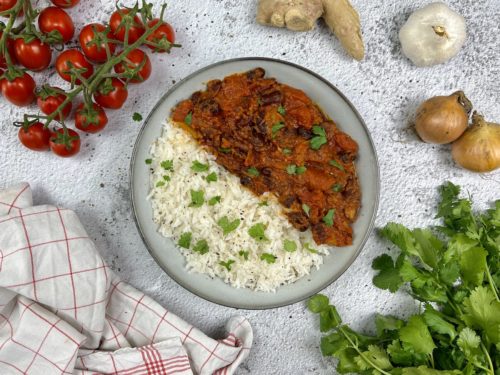 Schnelles Kidneybohnen-Curry