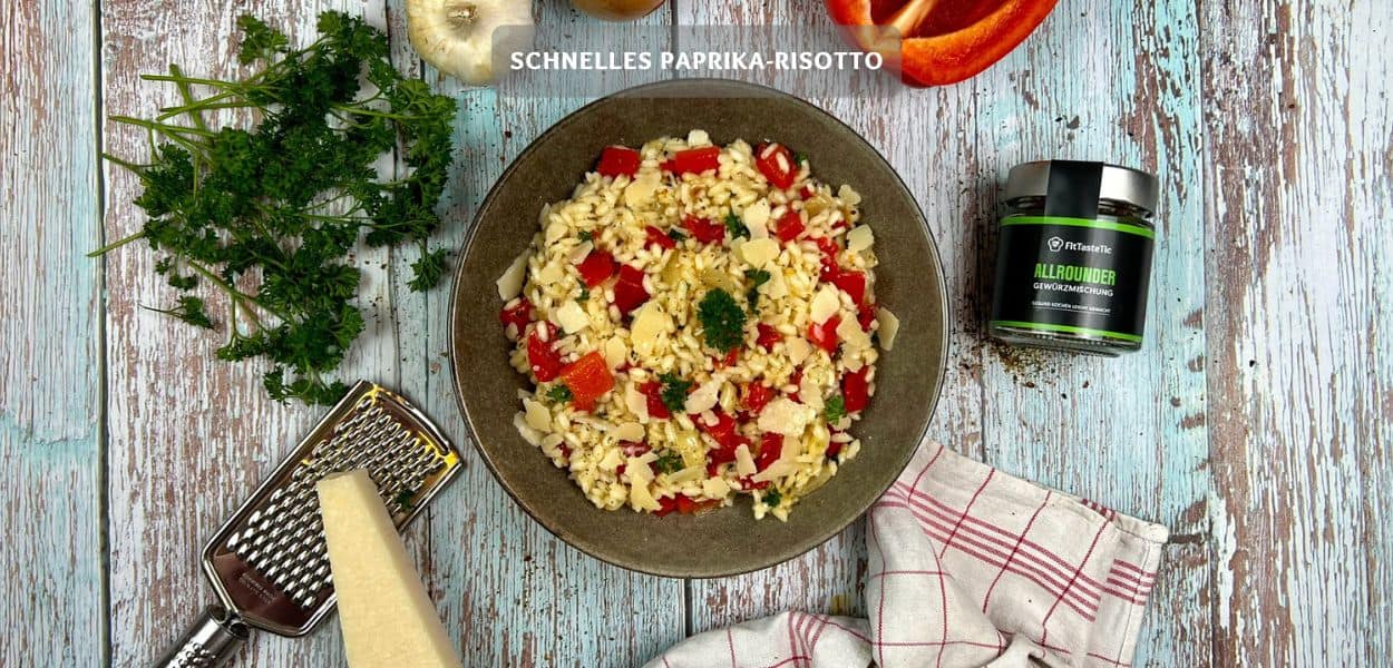 Schnelles Paprika-Risotto