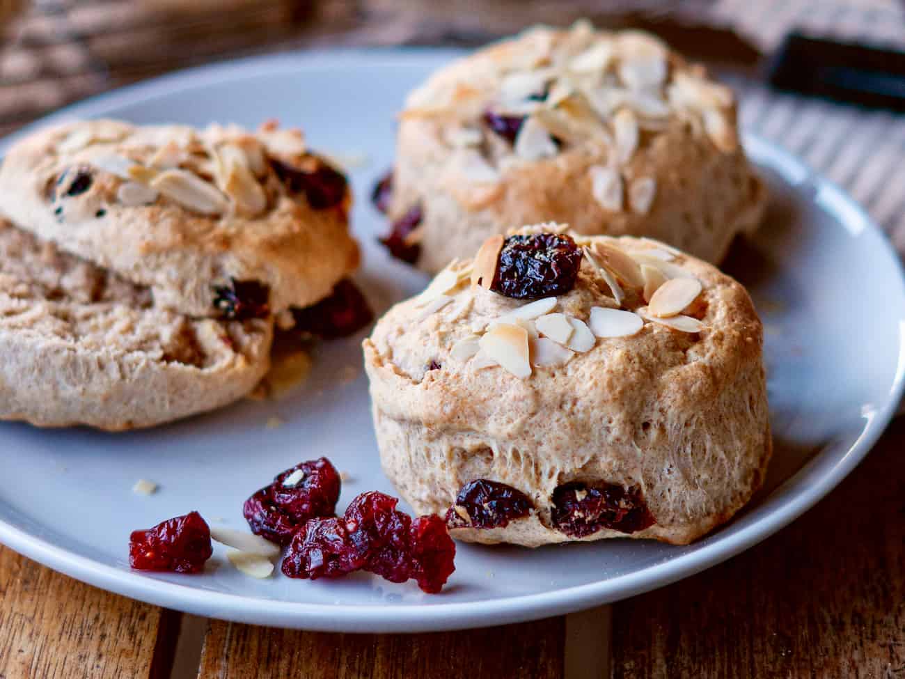 Scones Rezept mit Cranberries