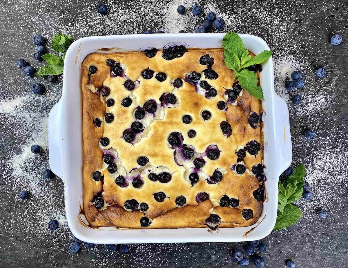 Skyr Griess Auflauf Skyr-Grieß-Auflauf