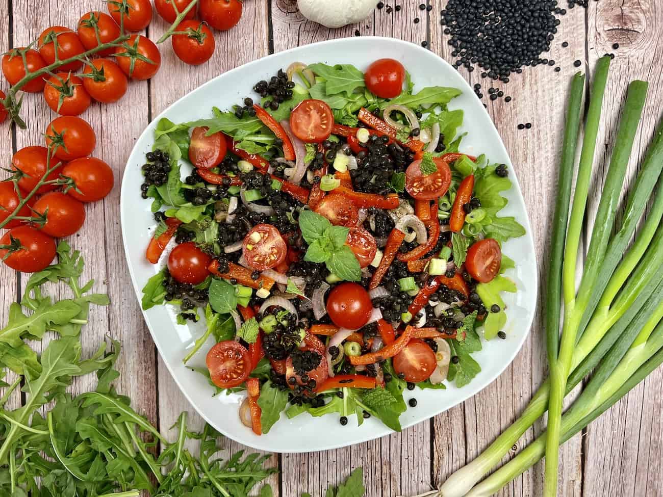 Sommerlicher Linsensalat Sommerlicher Linsensalat