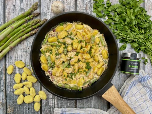 Spargel-Gnocchi-Pfanne
