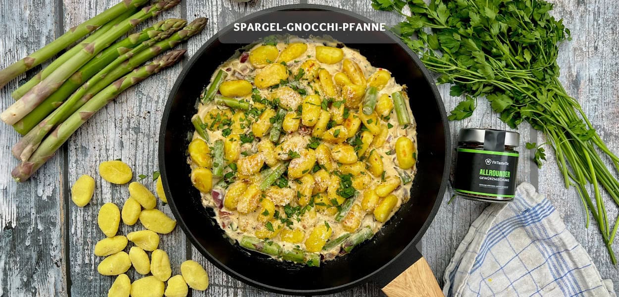 Spargel Gnocchi Pfanne Rezept Spargel-Gnocchi-Pfanne