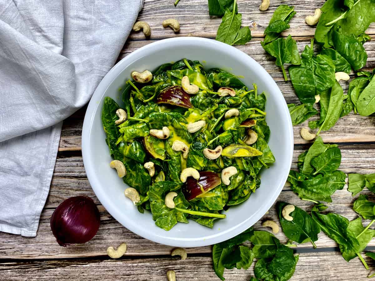 Spinat Zwiebel Ragout mit Curry Spinat-Zwiebel Ragout mit Curry