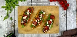 Süßkartoffel-Boote Rezept