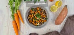 Süßkartoffel-Quinoa-Bowl