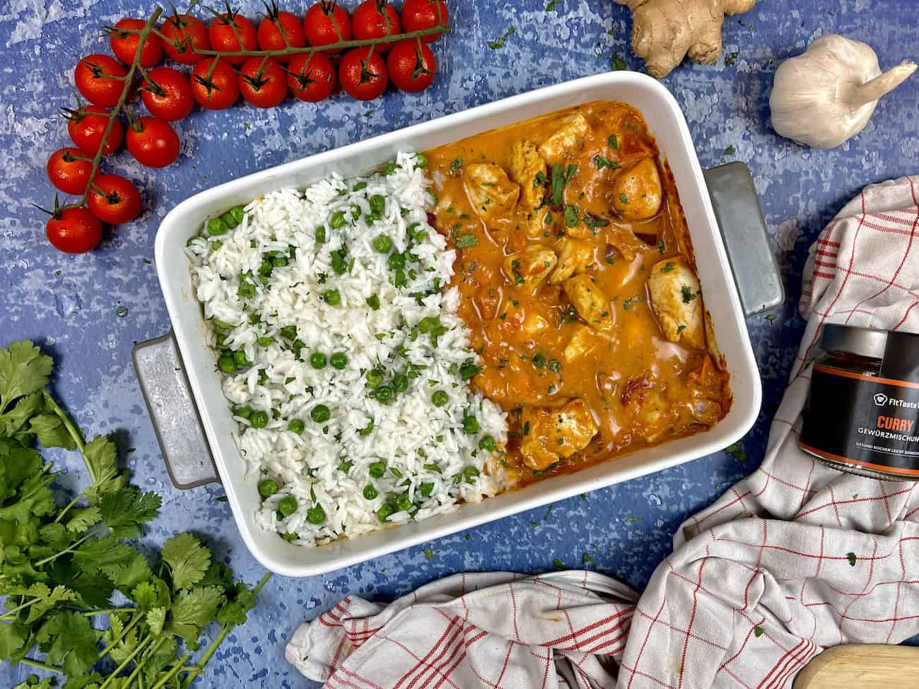 Tikka-Masala aus dem Ofen