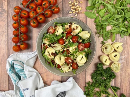 Tortellini-Rucola Salat