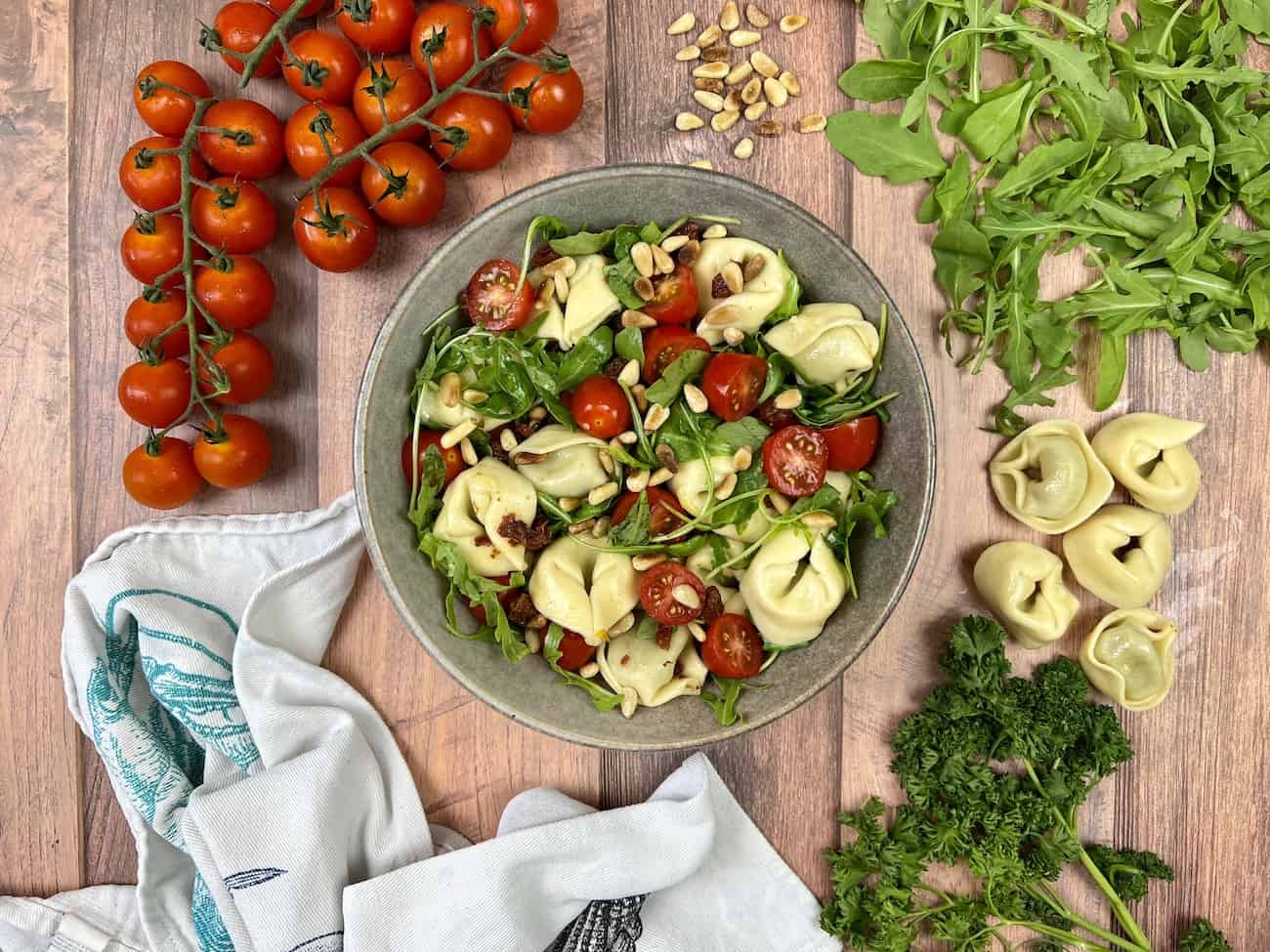 Tortellini-Rucola Salat