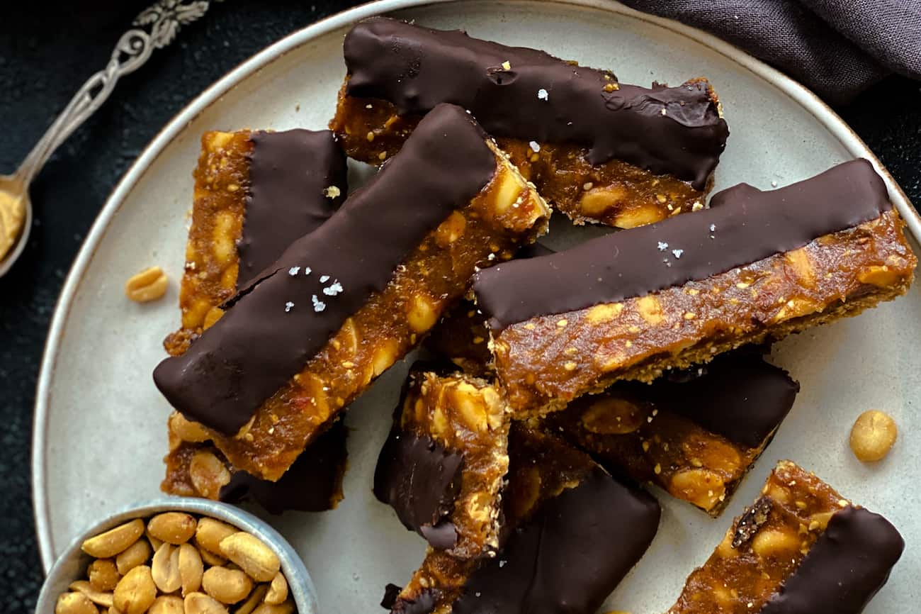 Vegane Snickers Riegel