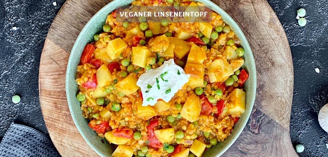 Veganer Linseneintopf – Schnell veganer Eintopf