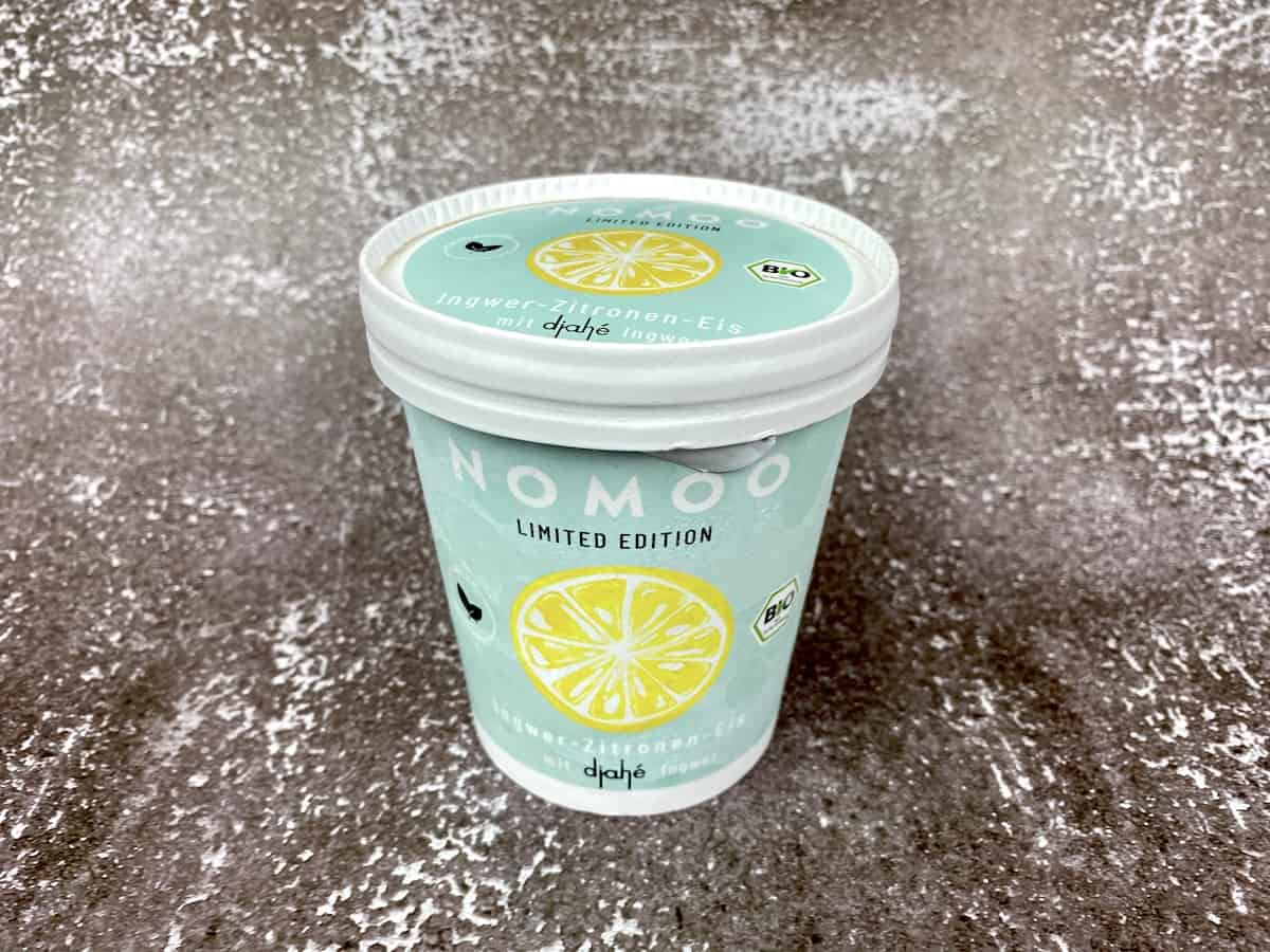 Veganes Ingwer-Zitronen Eis