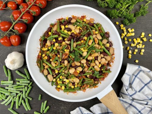 Vegetarische Westernpfanne
