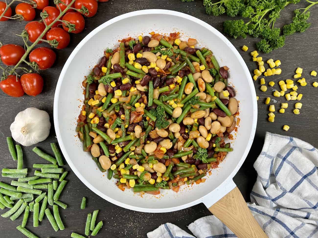 Vegetarische Westernpfanne Vegetarische Westernpfanne