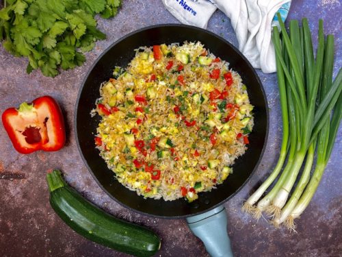 Vegetarischer Bratreis