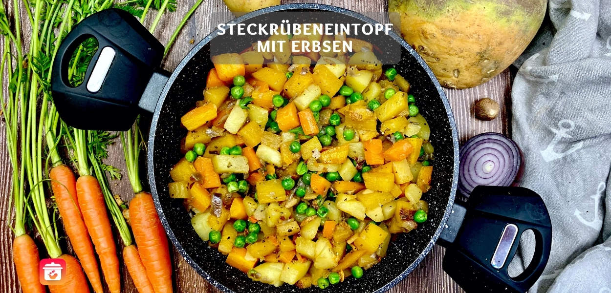 Steckrübeneintopf mit Erbsen – Vegetarischer Eintopf