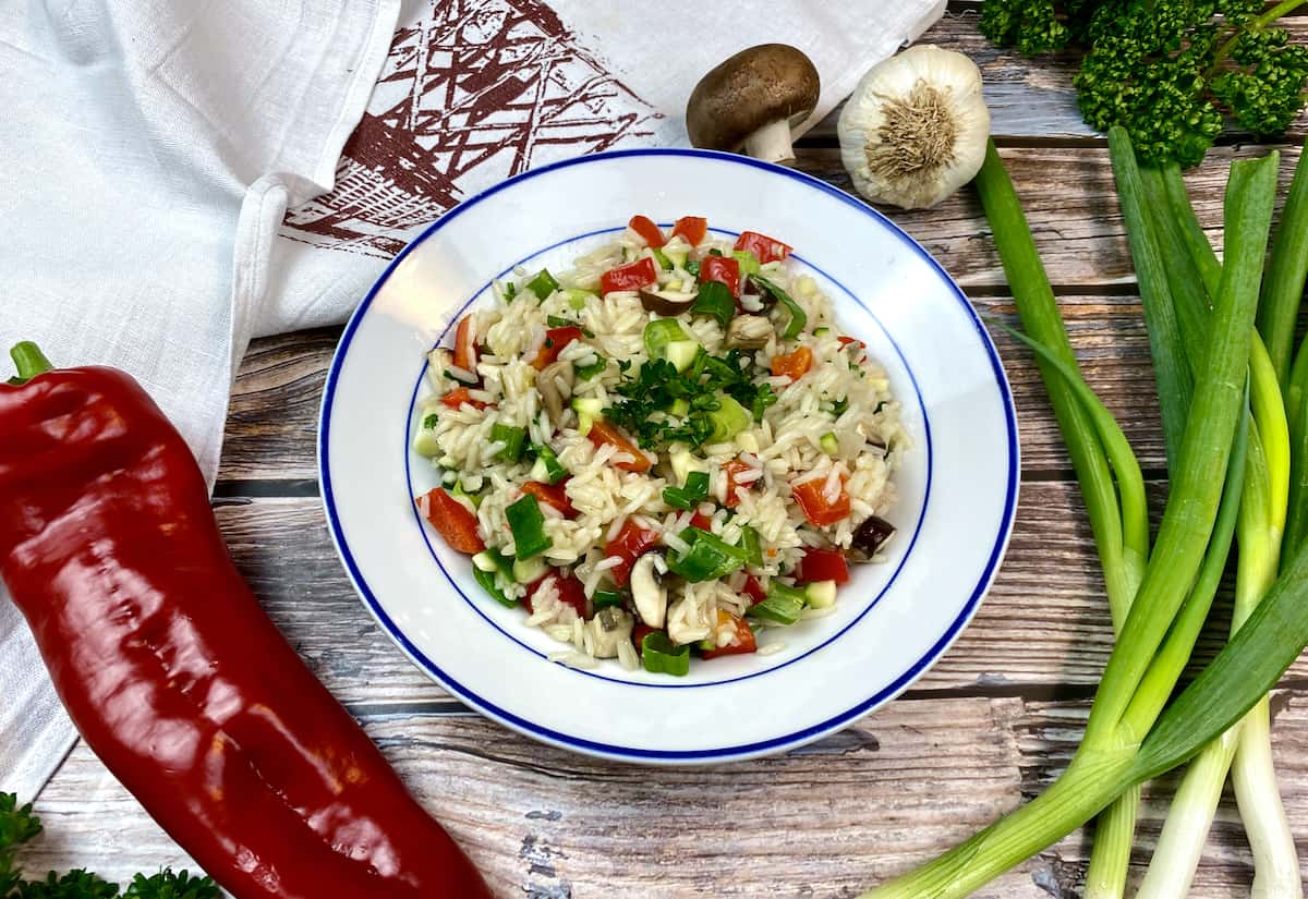Vegetarisches One-Pot Reis rezept