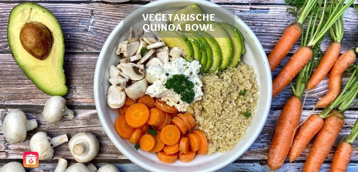 Vegetarische Quinoa Bowl – Quinoa Buddha Bowl