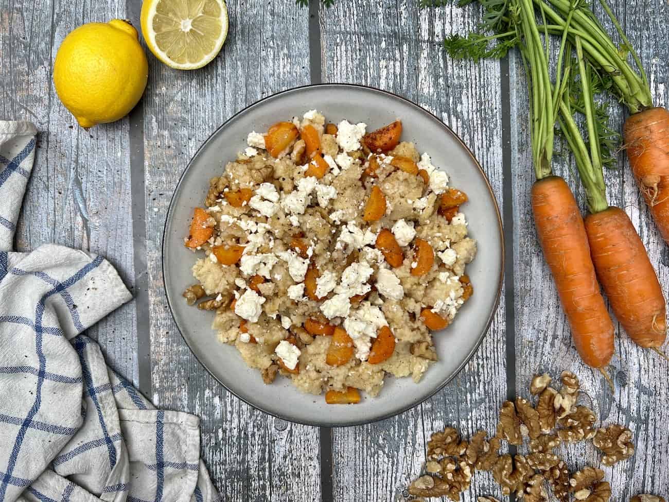 Winterliche Couscous-Pfanne mit Gemsüe