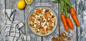 Winterliche Couscous-Pfanne mit Zimt und Kardemon