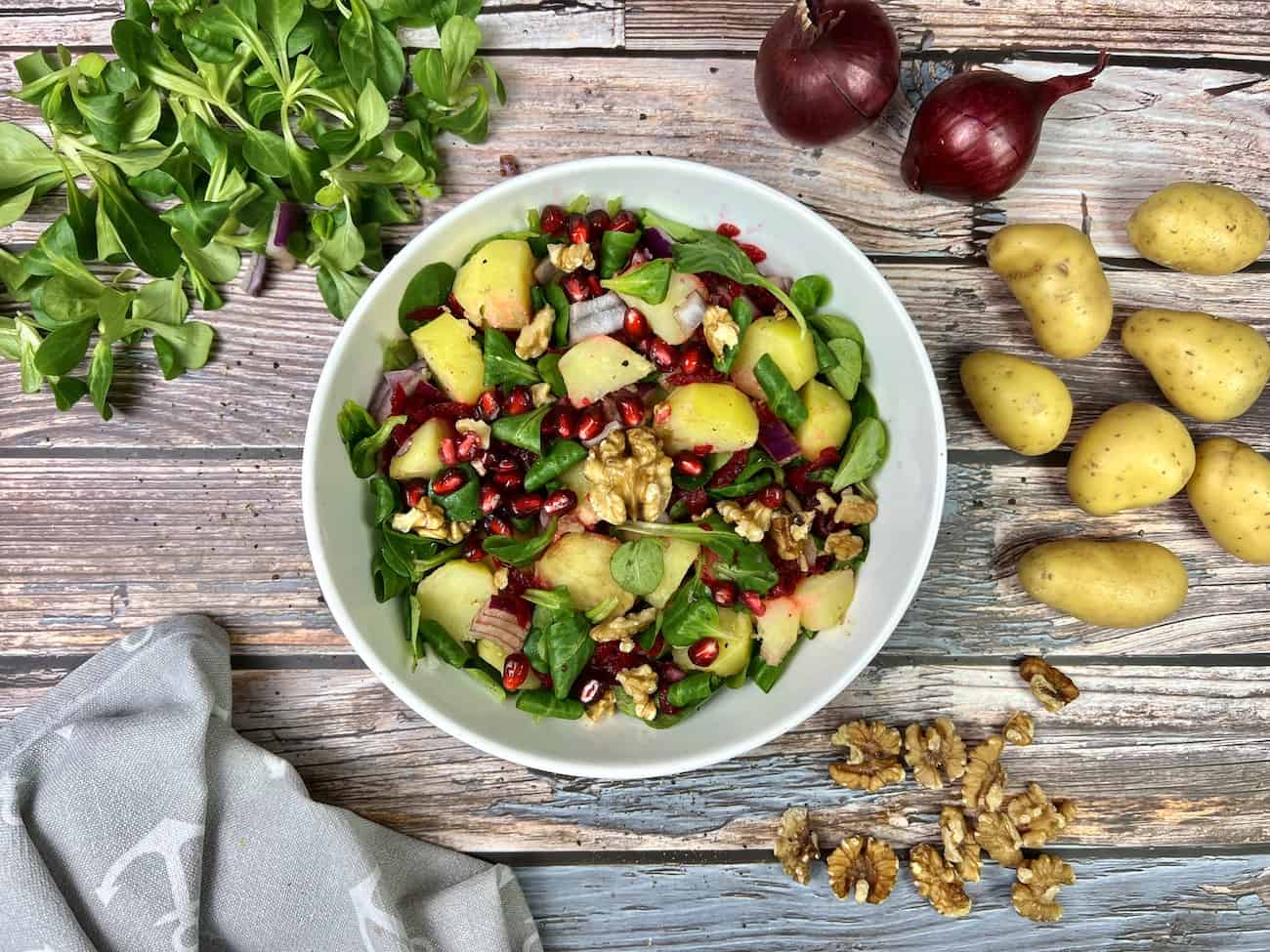 Winterlicher Kartoffelsalat Winterlicher Kartoffelsalat