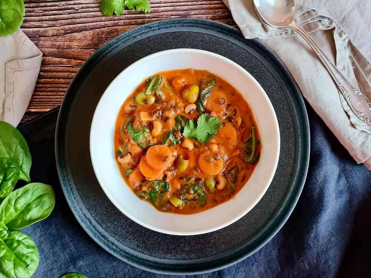 Würziger Linseneintopf