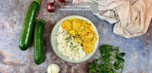 Zucchini-Kichererbsen-Curry Rezept
