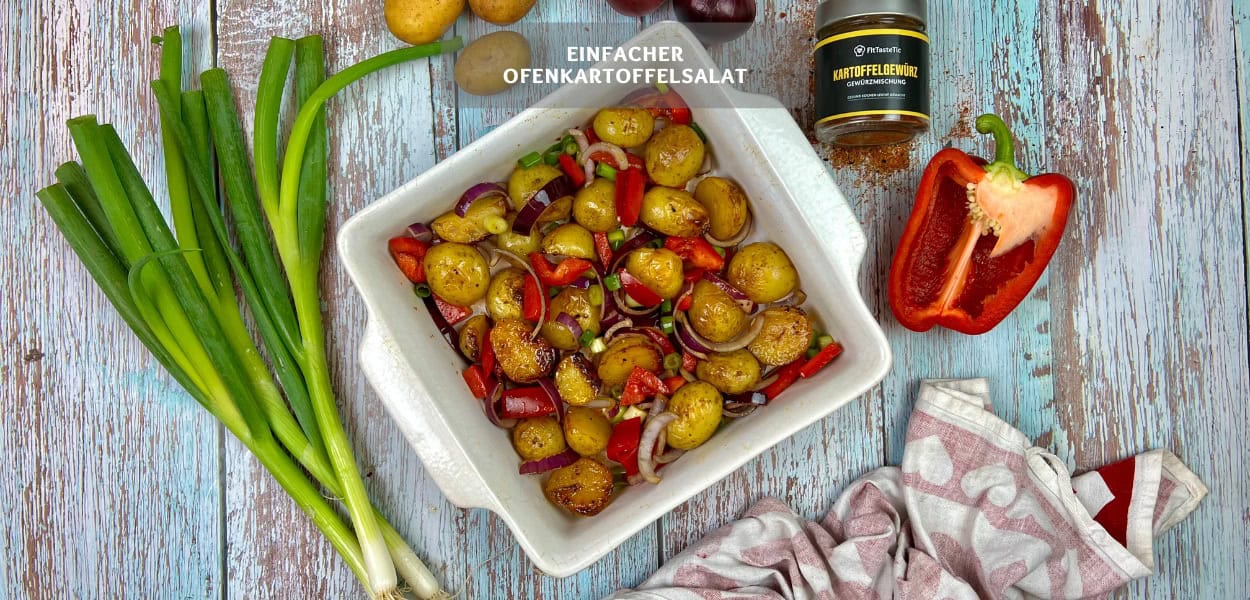 Einfacher Ofenkartoffelsalat