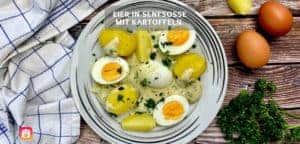 Gesundes Eier in Senfsauce Rezept