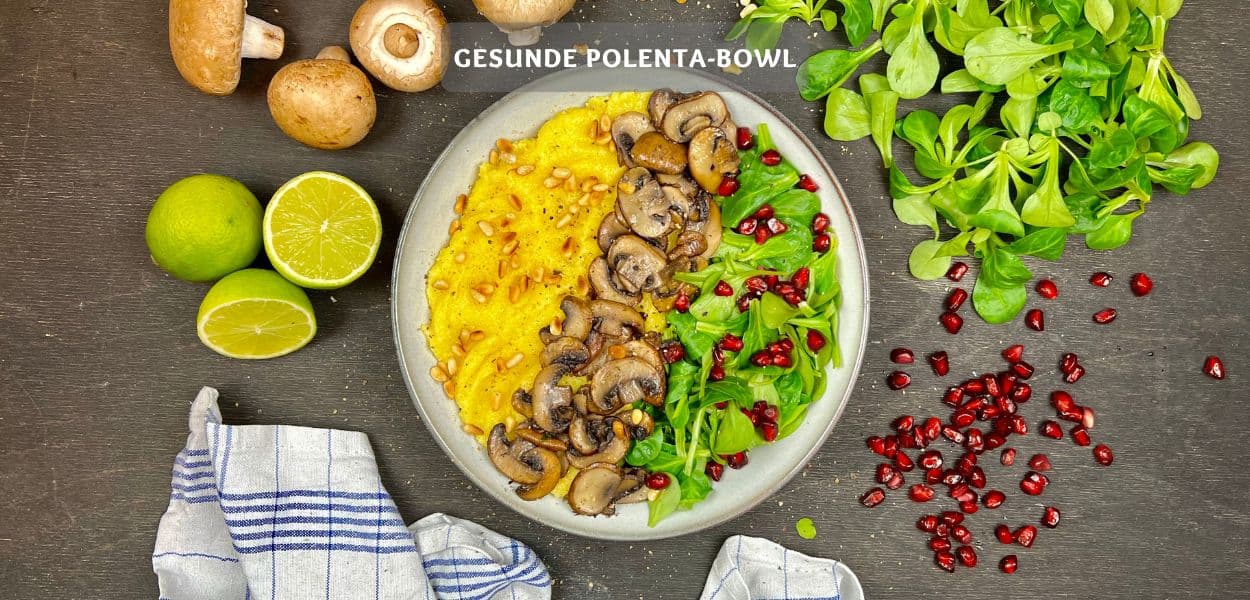 Gesunde Polenta-Bowl