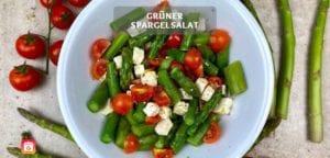 schneller Grüner Spargelsalat